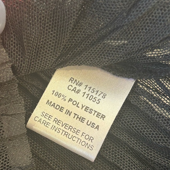 EUC Komarov Crinkle Stretch Tunic Top V Neck Dual Layer Blue Black Print - Picture 4 of 7